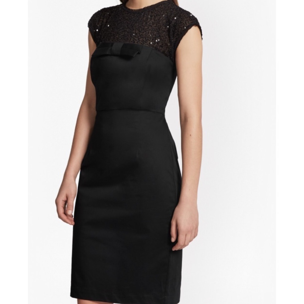 🆕 French Connection Beaded black dress - Picture 6 of 8